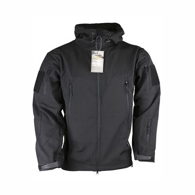 Kurtka softshell TACTICAL PATRIOT BLACK