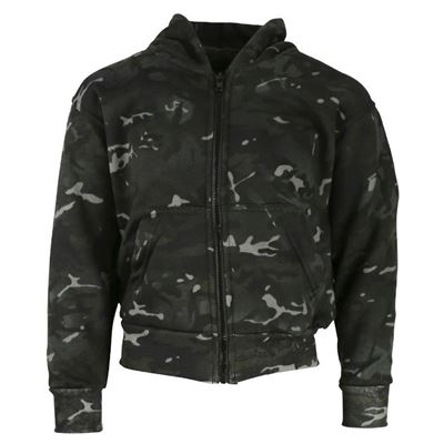 Dziecięca bluza z kapturem w kamuflażu BTP BLACK
