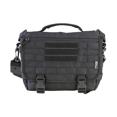 Torba na ramię MESSENGER mała 10 litrów CZARNA