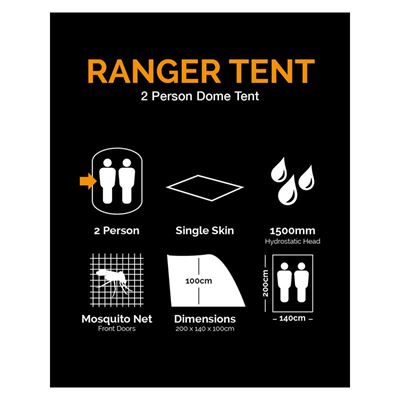 Namiot RANGER dla 2 osób BTP