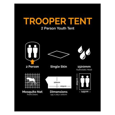Namiot TROOPER dla 2 osób BTP