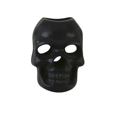 Koralik LEBKA plastikowy koralik sznurkowy BLACK