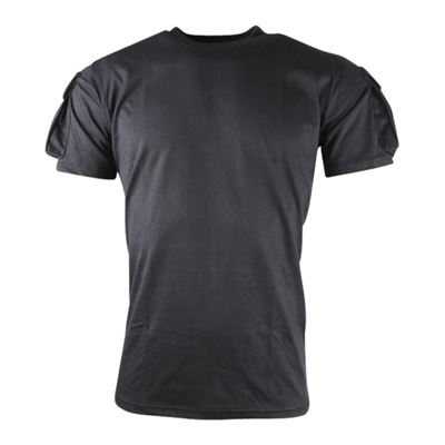 TACTICAL VELCRO koszulka z krótkim rękawem BLACK