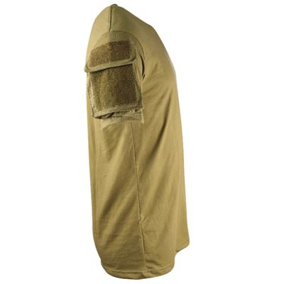 Koszulka TACTICAL VELCRO z krótkim rękawem COYOTE