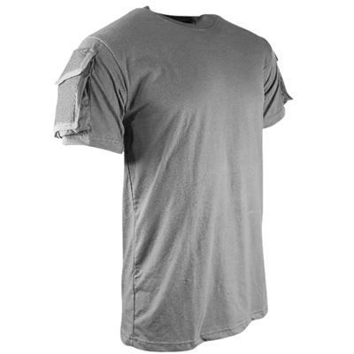 TACTICAL VELCRO koszulka z krótkim rękawem GREY