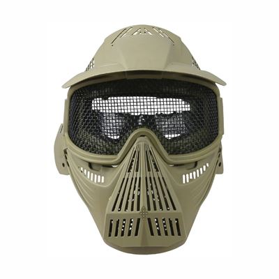 Maska pełnotwarzowa z siatką COYOTE KOMBAT KO-1939-COY 4