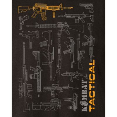 Bawełniana koszulka TACTICAL GUN BLACK
