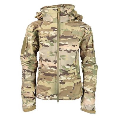 Dziecięca kurtka softshell PATRIOT w kamuflażu BTP