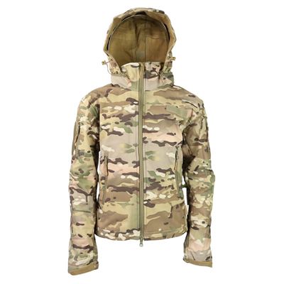 Dziecięca kurtka softshell PATRIOT w kamuflażu BTP