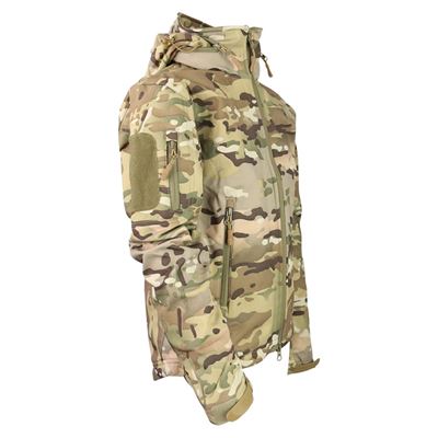 Dziecięca kurtka softshell PATRIOT w kamuflażu BTP
