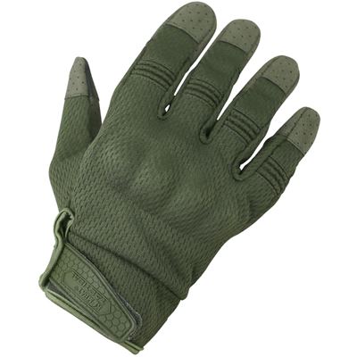 Rękawice taktyczne RECON z ochroną knykci GREEN