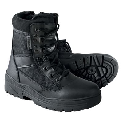 Buty dziecięce PATROL z zamkiem błyskawicznym BLACK