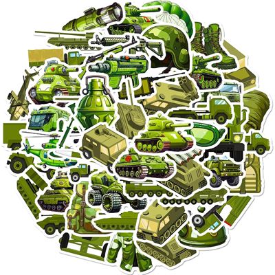 Naklejki ARMY zestaw 50 sztuk KOMBAT KO-2302-ARMY 3