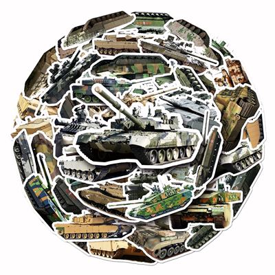 Naklejki TANKY zestaw 50 sztuk KOMBAT KO-2302-TANKS 2