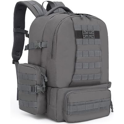 Plecak Expedition MOLLE 50 litrów SZARY