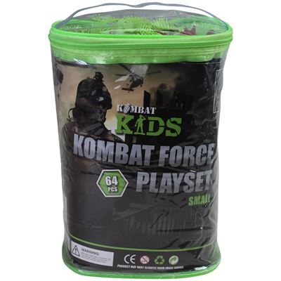Zestaw zabawek - modele plastikowe KOMBAT FORCE 64 szt