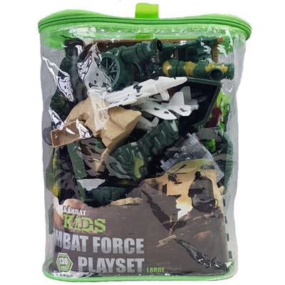 Zestaw zabawek – plastikowe modele KOMBAT FORCE 130 sztuk
