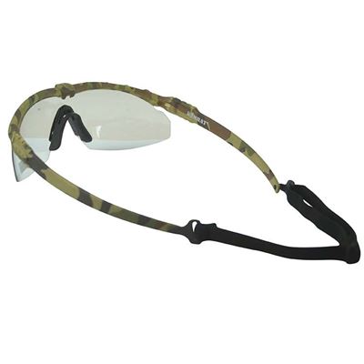 Okulary RANGER CAMO z ramką CLEAR