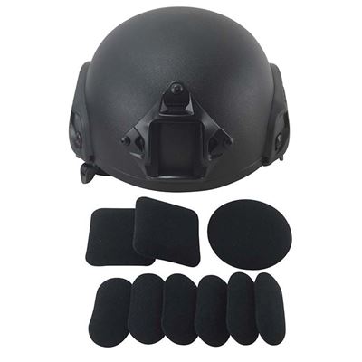 Kask MICH 2000 kompletny plastikowy CZARNY