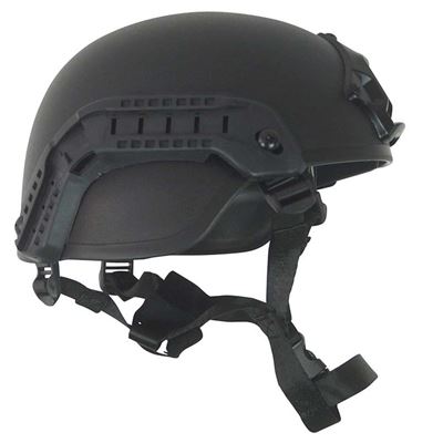 Kask MICH 2000 kompletny plastikowy CZARNY