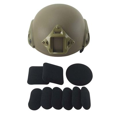 Kask MICH 2000 kompletny plastikowy COYOTE