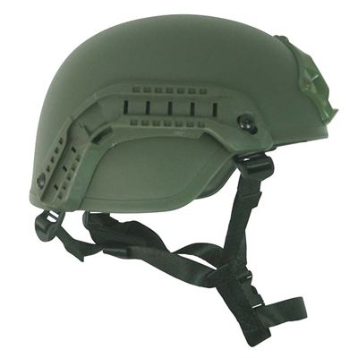 Kask MICH 2000 kompletny plastikowy ZIELONY