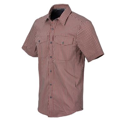 Koszula COVERT CONCEALED CARRY DIRT RED CHECKERED