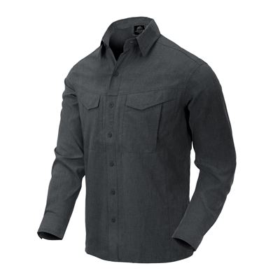 Koszula DEFENDER Mk2 z długim rękawem BLACK/GRAY MELANGE
