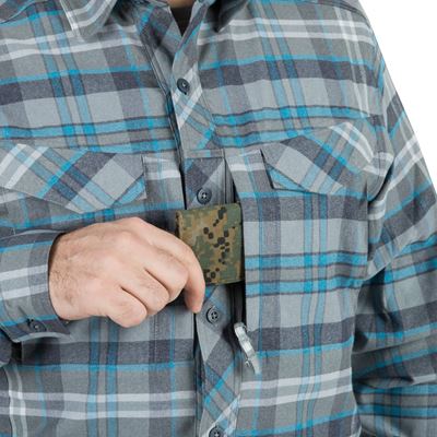Koszula DEFENDER Mk2 PILGRIM plaid BLUE