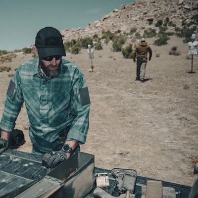 Koszula MBDU WESTERN BLUE PLAID