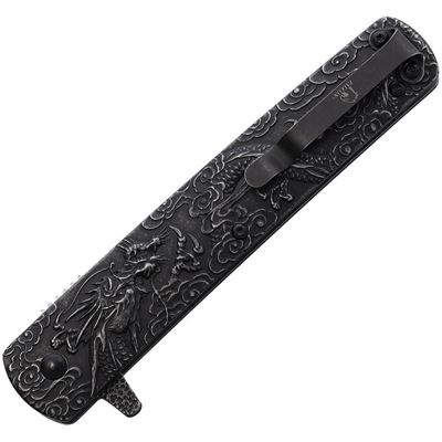 Nóż składany DRAGON BSW z gładkim ostrzem FALCON KS3024ST 2
