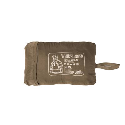 Kurtka wiatrówka WINDRUNNER WINDPACK COYOTE