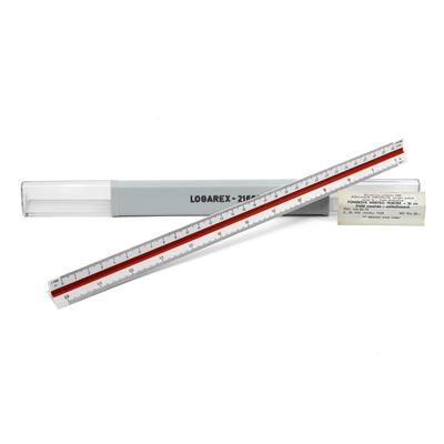 Liniał trójkątny 30 cm LOGAREX 21602