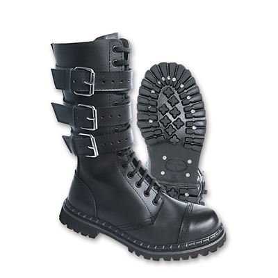 Buty PHANTOM z klamrami CZARNE