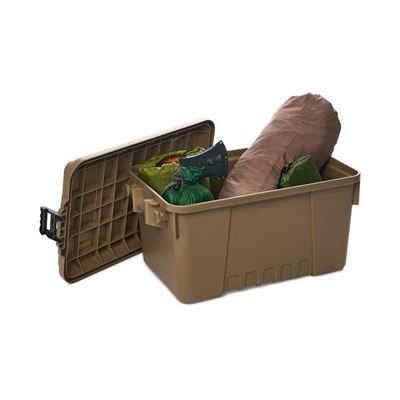 Skrzynia transportowa SPORTMAN'S TRUNK SMALL 53 l plastikowa DESERT TAN