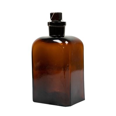 Szklana butelka ze ściętą szyjką 500ml BLACK