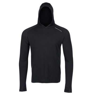Funkcjonalna bluza z kapturem LOCHSA MERINO BLACK