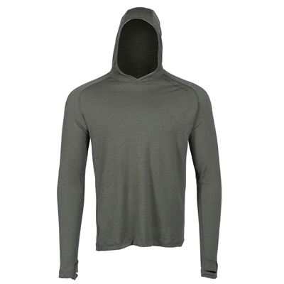 Funkcjonalna bluza z kapturem LOCHSA MERINO SLATE GREY