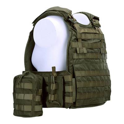 Kamizelka taktyczna RANGER MOLLE splot ZIELONA