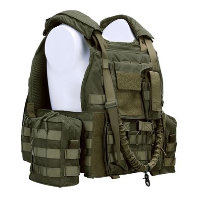Kamizelka taktyczna RANGER MOLLE splot ZIELONA
