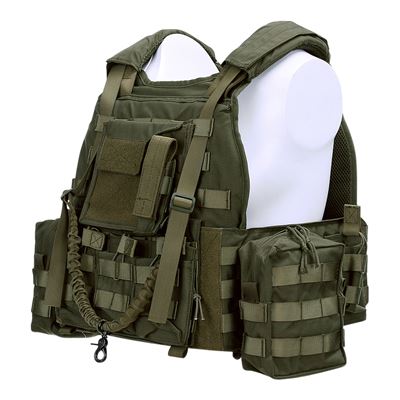 Kamizelka taktyczna RANGER MOLLE splot ZIELONA