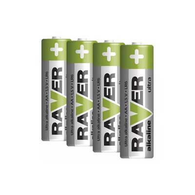 Bateria alkaliczna RAVER "pencil" 1,5V AA / LR06 blister 4szt