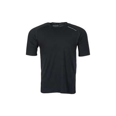 Koszulka funkcyjna LOCHSA 180 MERINO z krótkim rękawem BLACK