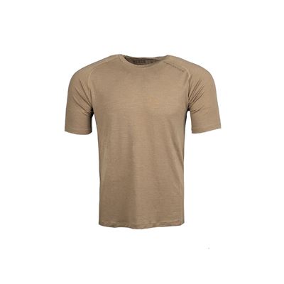 Koszulka funkcyjna LOCHSA 180 MERINO z krótkim rękawem DARK EARTH