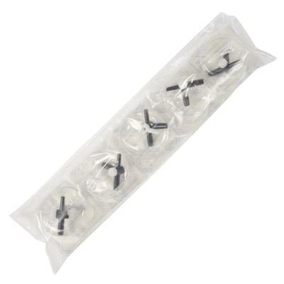 Trójdrożny kran LUER plastikowy zestaw 5 szt
