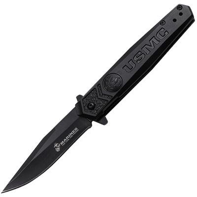 Nóż składany USMC 3009 CZARNY