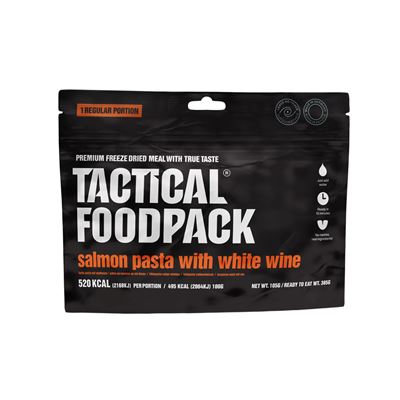 Posiłek suszony makaron z łososiem w białym winie TACTICAL FOODPACK M0026 2