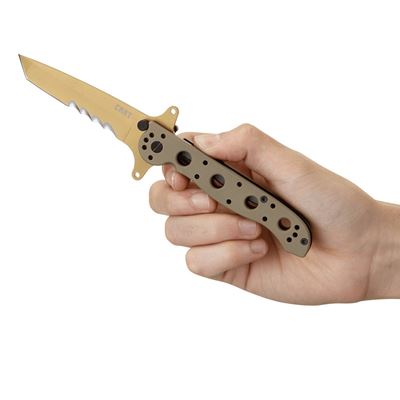 Scyzoryk M16 SPECIAL FORCES z ostrzem kombinowanym DESERT