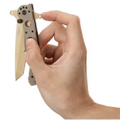 Scyzoryk M16 SPECIAL FORCES z ostrzem kombinowanym DESERT