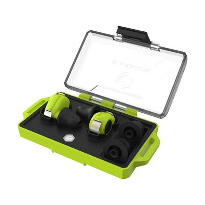 Zatyczki do uszu elektroniczne M23T AI ASSISTENT z BlueTooth NEON ZIELONE EARMOR M23T-GR-AI 3
